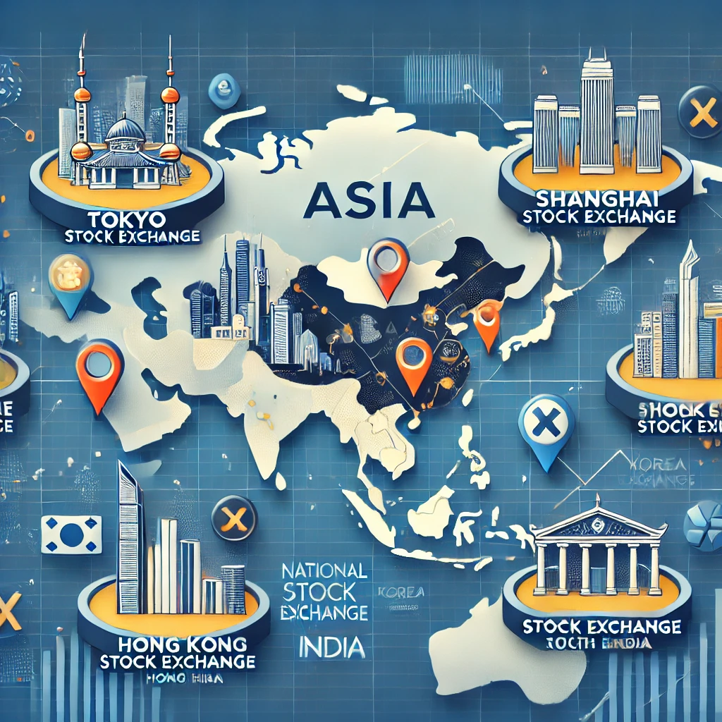 6 largest stock exchanges in Asia