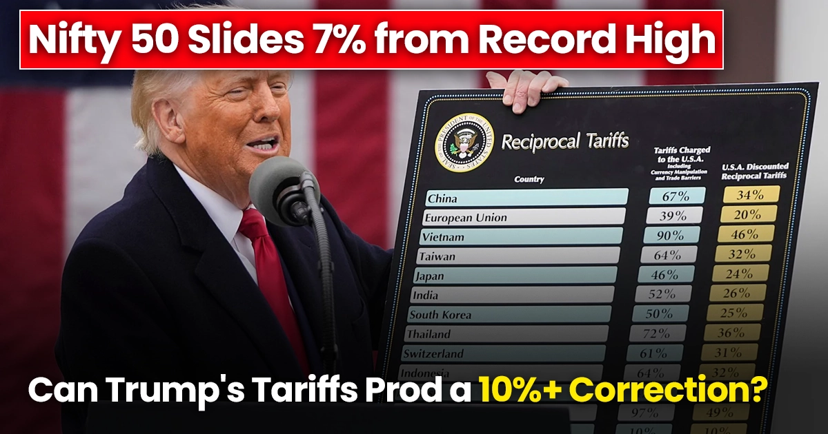 Nifty 50 Slides 7% from Record High — Can Trump's Tariffs Prod a 10%+ Correction? hot news
