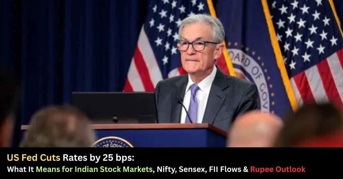 US Fed rate cut, Federal Reserve news, Indian stock market impact, Nifty outlook, Sensex today