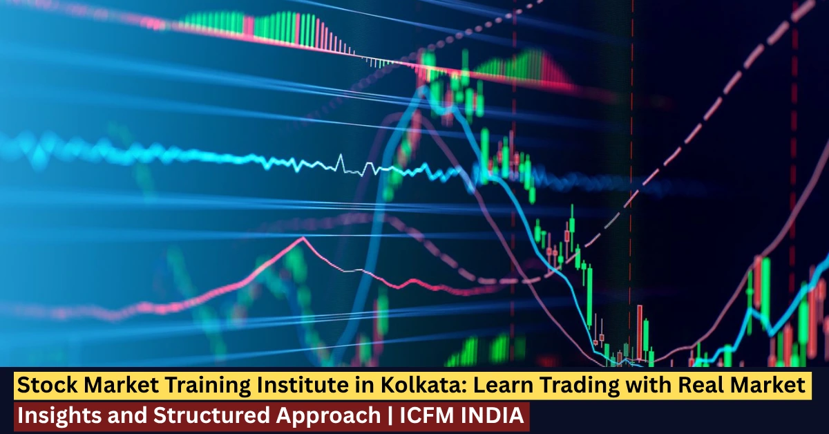 Stock market training institute in Kolkata with trading charts and real market analysis