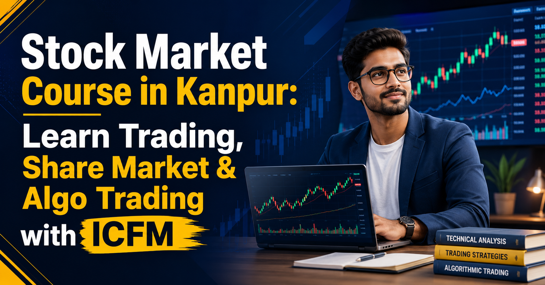 Stock Market Course in Kanpur with ICFM trading and algo trading training